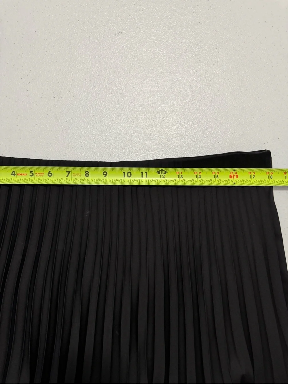 J.Crew Pleated Pull On Midi Skirt Black